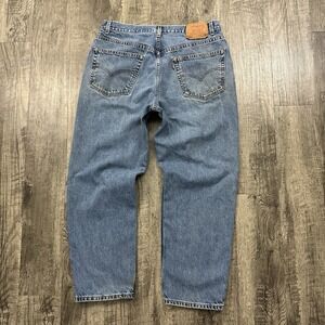 Vintage Levi's 550 Jeans Relaxed Fit Baggy Denim 2000s Grunge Men's 36x30